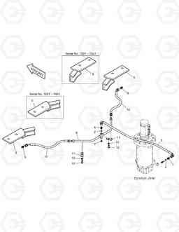 2170 BRAKE PIPING(1)-FRONT SOLAR 170W-V, Doosan