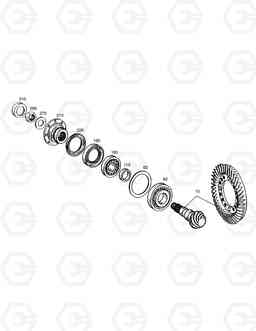 4560 INPUT-FRONT AXLE SOLAR 170W-V, Doosan