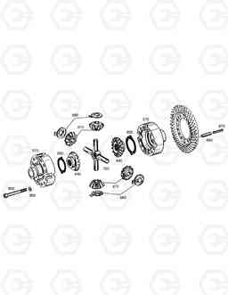 4570 DIFFERENTIAL-FRONT AXLE SOLAR 170W-V, Doosan