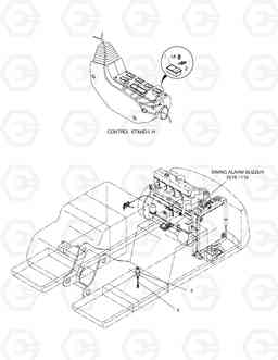 6135 SWING ALARM-OPT. SOLAR 170W-V, Doosan