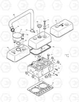 016 CYLINDER HEAD SOLAR 250LC-V, Doosan