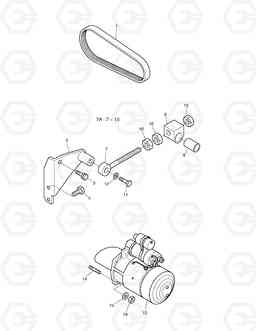 029 ELECTRIC PARTS & TACHOMETER DRIVE SOLAR 250LC-V, Doosan