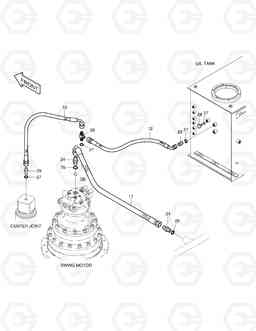 1230 OIL COOLER PIPING(3) SOLAR 250LC-V, Doosan