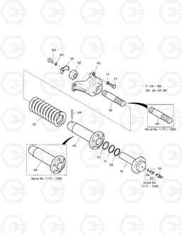 2131 TRACK SPRING SOLAR 250LC-V, Doosan