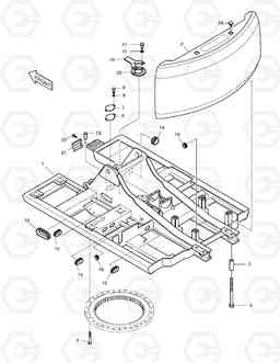 1100 MAIN FRAME SOLAR 170LC-V, Doosan