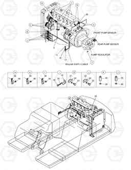 1700 ELECTRIC WIRING(2)-ENGINE SOLAR 170LC-V, Doosan