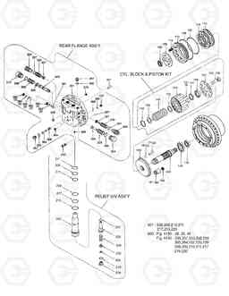 4140 TRAVEL MOTOR SOLAR 170LC-V, Doosan