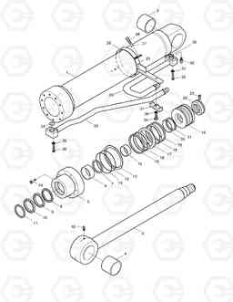 4210 BOOM CYLINDER-R.H SOLAR 170LC-V, Doosan