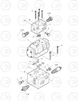 4370 OPTION VALVE SOLAR 170LC-V, Doosan