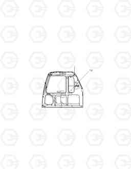 6420 NAME PLATE-ONE & TWO WAY SOLAR 170LC-V, Doosan