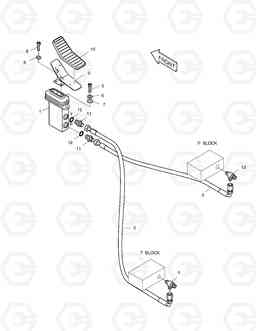 6675 PEDAL INSTALL-ROTATION & TILTING SOLAR 170LC-V, Doosan