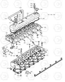 005 CYLINDER HEAD MEGA200TC-III, Doosan