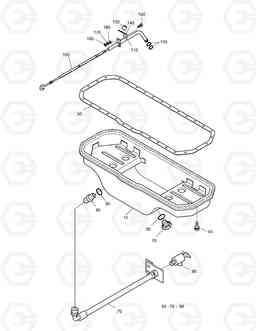 010 OIL PAN MEGA200TC-III, Doosan