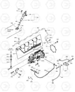 014 FUEL SYSTEM MEGA200TC-III, Doosan