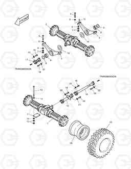 1165 AXLE & DRIVE SHAFT-OPT. MEGA200TC-III, Doosan