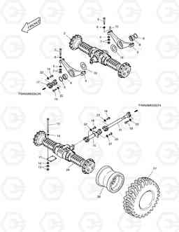 1185 AXLE & DRIVE SHAFT-OPT. MEGA200TC-III, Doosan