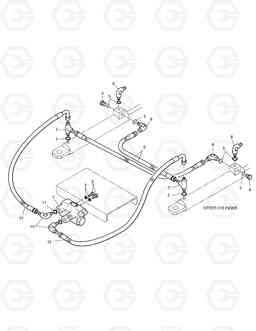 1250 STEERING PIPING MEGA200TC-III, Doosan