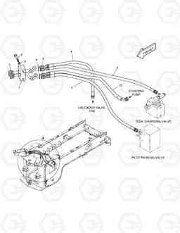 1280 REMOTE PRESSURE CHECK PIPING MEGA200TC-III, Doosan