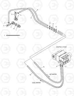 1290 HEATER PIPING MEGA200TC-III, Doosan