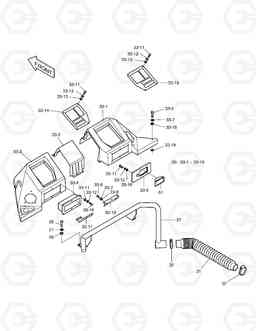 1350 FRONT PANEL ASS'Y MEGA200TC-III, Doosan