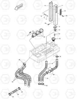 1360 COVER ASS'Y MEGA200TC-III, Doosan