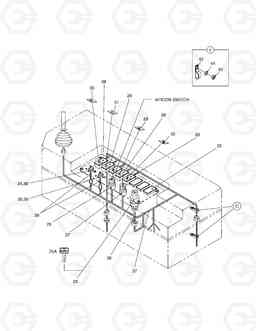 1480 ELECTRIC PARTS(3)-SWITCH BOX MEGA200TC-III, Doosan