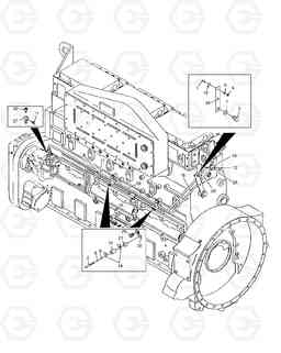 035 FUEL SYSTEM PRIMER PLUMBING MEGA 500-V (N14C 엔, Doosan