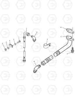 067 TURBO CHARGER PLUMBING MEGA 500-V (N14C 엔, Doosan