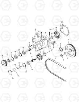 073 WATER PUMP MEGA 500-V (N14C 엔, Doosan