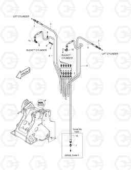 1220 GREASE PIPING MEGA 500-V (N14C 엔, Doosan