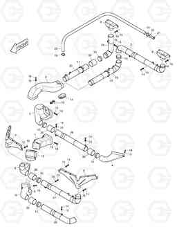 1340 DUCT ASS'Y MEGA 500-V (N14C 엔, Doosan