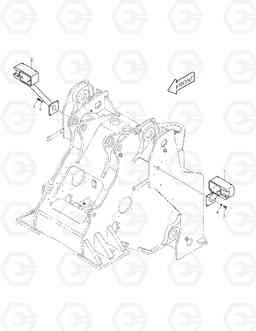 1370 FRONT LAMP SUPPORT MEGA 500-V (N14C 엔, Doosan