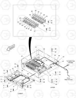 1470 ELECTRIC BOX ASS'Y(2)-ELECTRIC PARTS MEGA 500-V (N14C 엔, Doosan