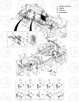 1580 ELECTRIC WIRING(4)-RELATED PARTS MEGA 500-V (N14C 엔, Doosan