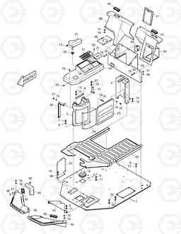 1680 CONTROL STAND ASS'Y-2 LEVER MEGA 500-V (N14C 엔, Doosan