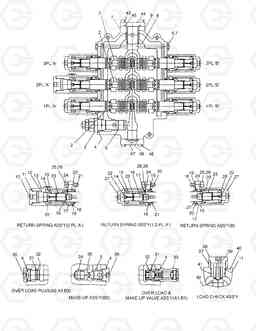 3420 CONTROL VALVE-3 SPOOL MEGA 500-V (N14C 엔, Doosan