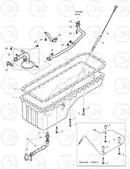 020 OIL PAN MEGA400-V, Doosan