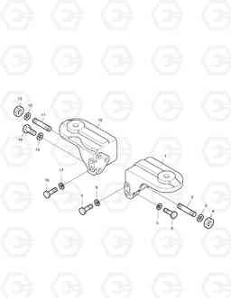 029 ENGINE MOUNTING MEGA400-V, Doosan