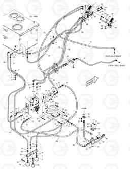 1232 BRAKE PIPING MEGA400-V, Doosan