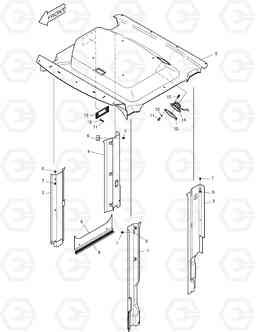 1320 SHEET ASS'Y MEGA400-V, Doosan