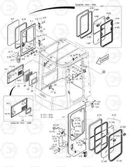 1680 CABIN(2)-ROPS & FOPS MEGA400-V, Doosan