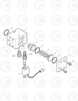 3550 SOLENOID VALVE-LIS MEGA400-V, Doosan