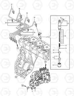 022 INJECTION PIPE SOLAR 55W-V, Doosan