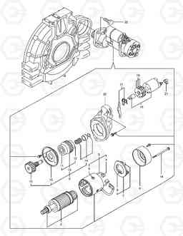 025 STARTER SOLAR 55W-V, Doosan
