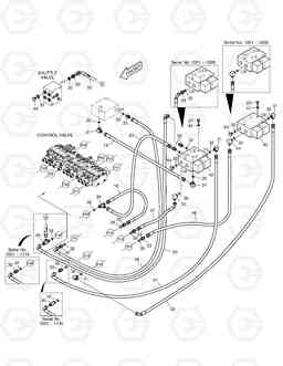 1260 PILOT PIPING(4)-BOOM SWING SOLAR 55W-V, Doosan