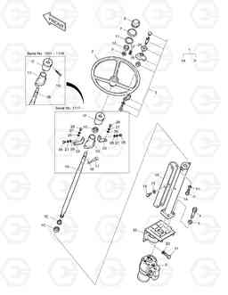 1300 STEERING ASS'Y SOLAR 55W-V, Doosan