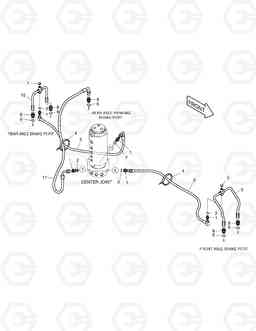2140 BRAKE PIPING SOLAR 55W-V, Doosan