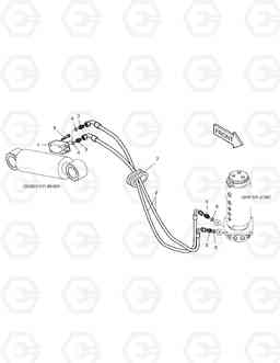 2160 DOZER PIPING SOLAR 55W-V, Doosan