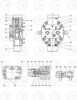 4241 REGULATOR-TRAVEL MOTOR SOLAR 55W-V, Doosan