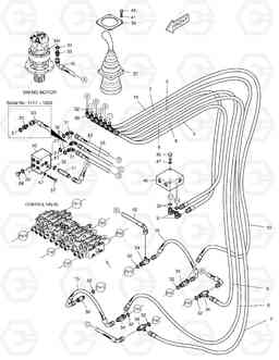 6131 PILOT PIPING(1-1) SOLAR 55W-V, Doosan